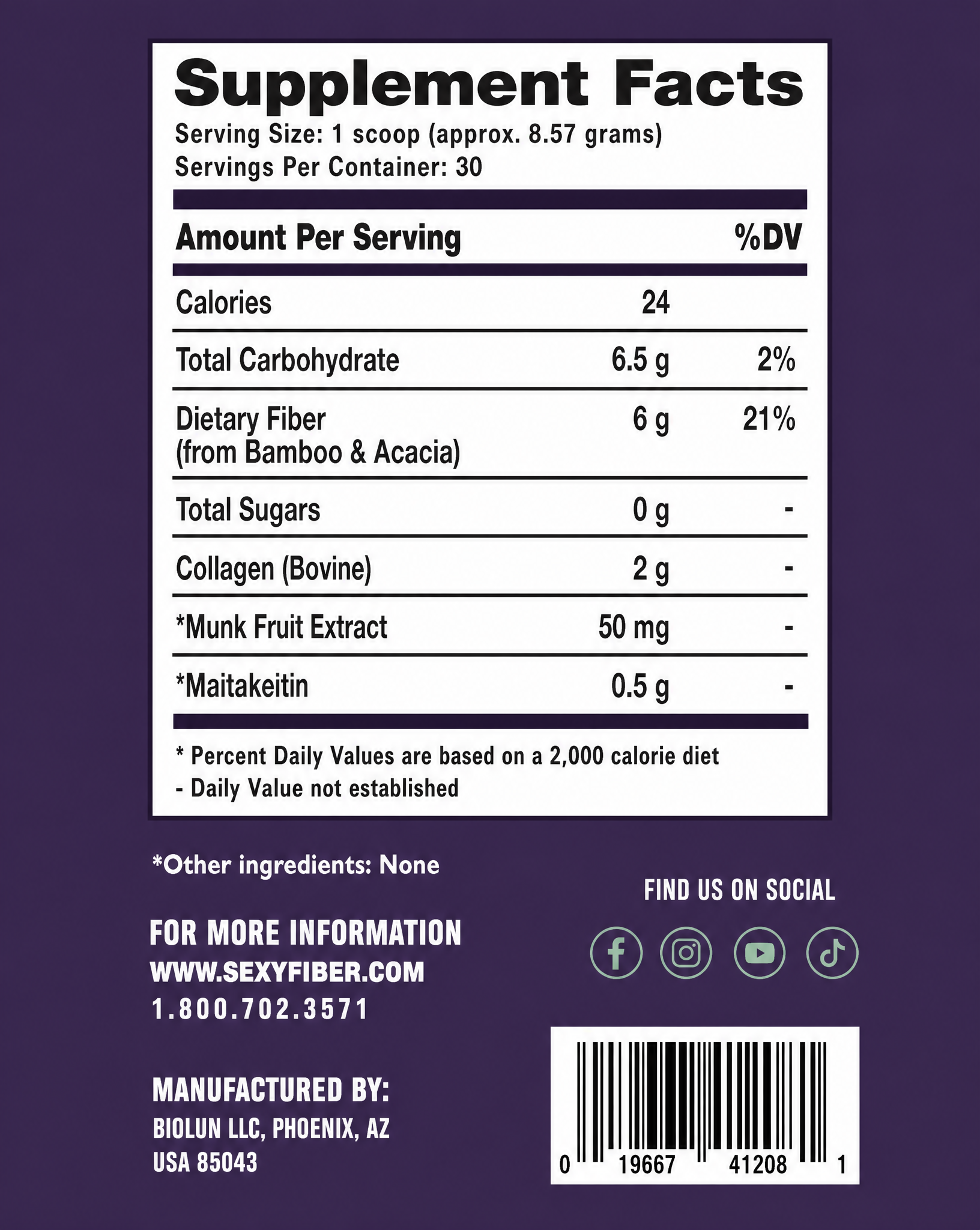 SEXY FIBER WITH COLLAGEN PEPTIDES