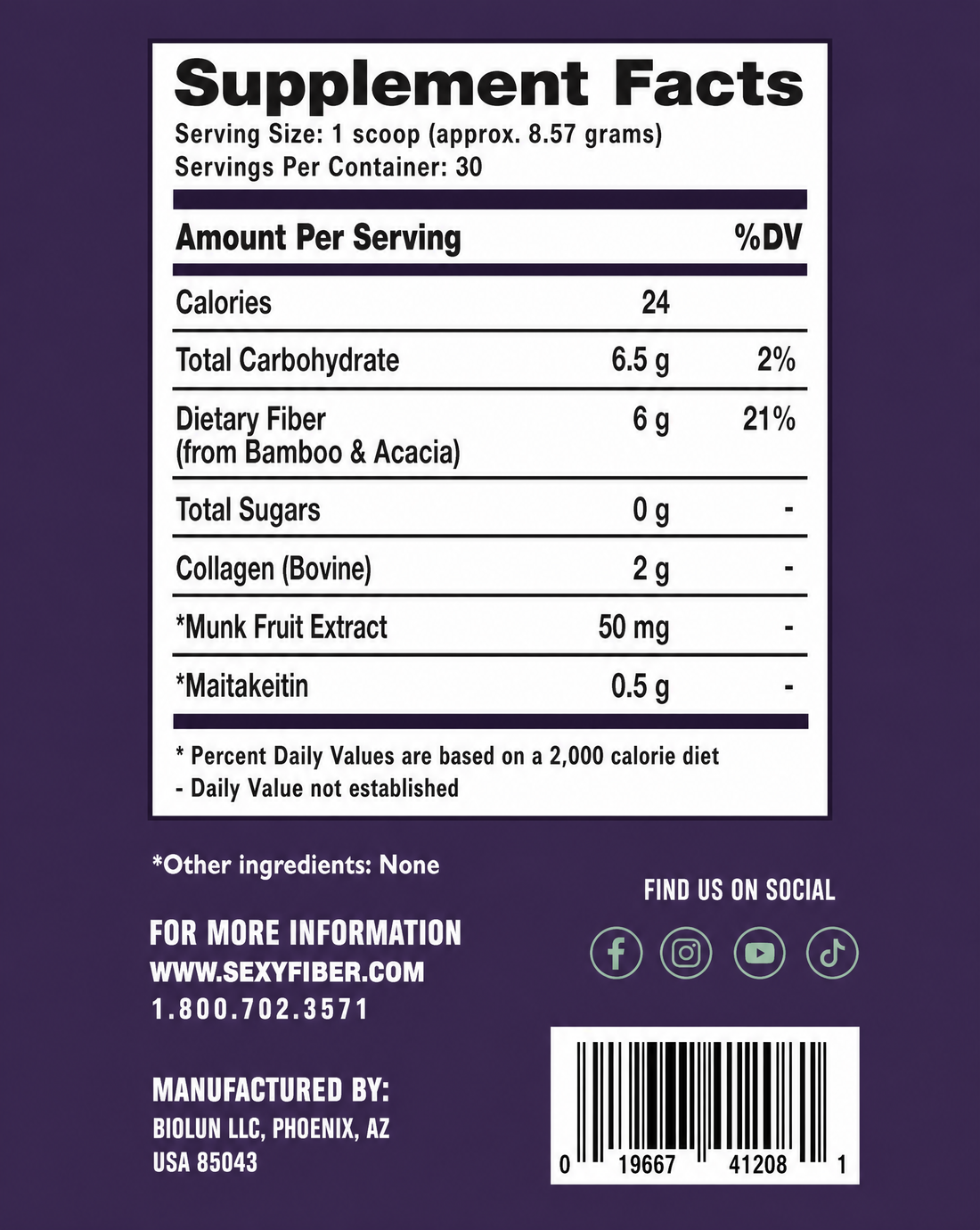 SEXY FIBER WITH COLLAGEN PEPTIDES