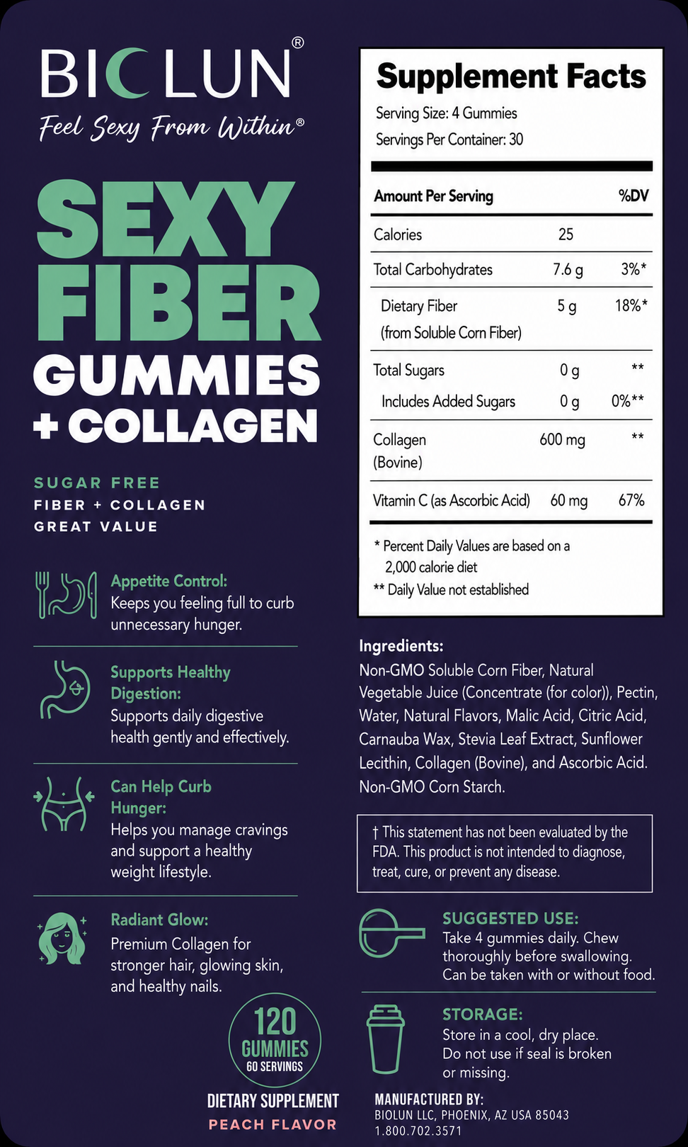 SEXY FIBER GUMMIES + COLLAGEN